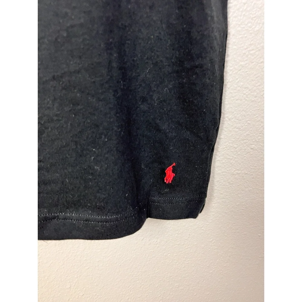Polo Ralph Lauren Men's Black Crew-Neck Short Sleeve‎ T-Shirt XL